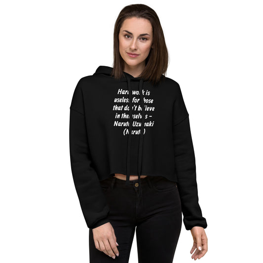 Naruto Inspirational Crop Hoodie